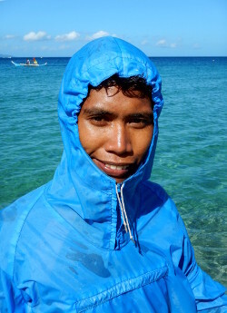 wet anorak skyblue adventure swimming mindoro